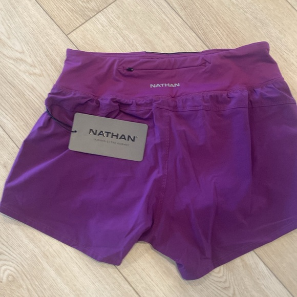 Nathan Purple Stride Running Shorts. NWT - Picture 10 of 16
